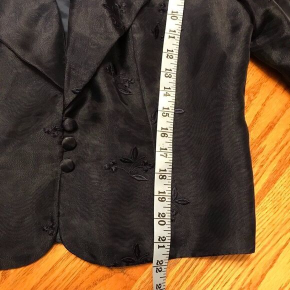 Lori Max Chiffon Jacket Size 14 - Picture 8 of 10